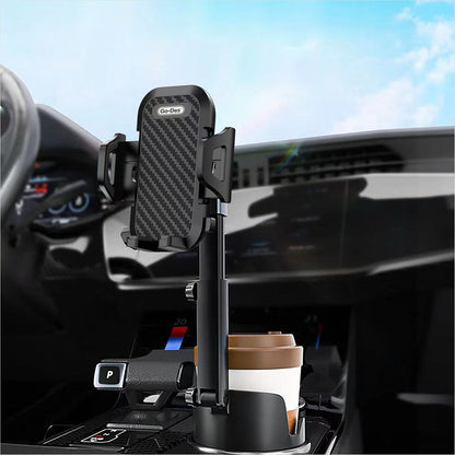 Go Des GD-HD255 M-safe 360 Derece Dönebilen Bardaklık Tasarım Telefon Tutucu Siyah