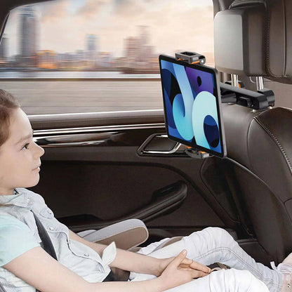 Go Des GD-HD301 Otomatik Mekanizmalı Arka Koltuk Araç Tablet Tutucu Siyah