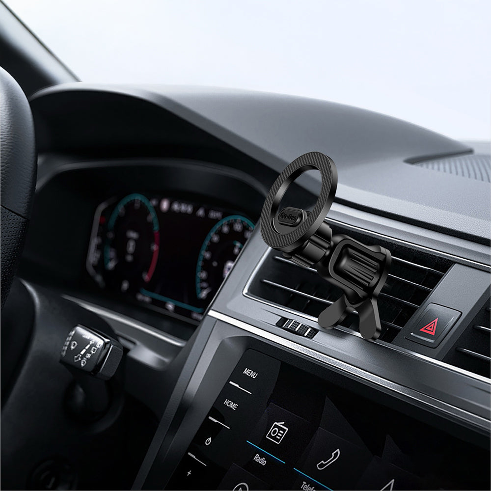 Go Des GD-HD325 M-safe Magnetik 360 Derece Dönebilen Havalandırma Tasarımlı Telefon Tutucu Siyah