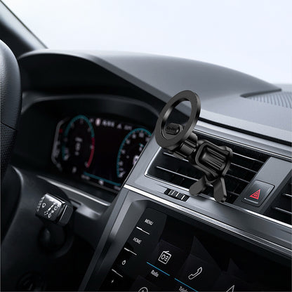 Go Des GD-HD325 M-safe Magnetik 360 Derece Dönebilen Havalandırma Tasarımlı Telefon Tutucu Siyah