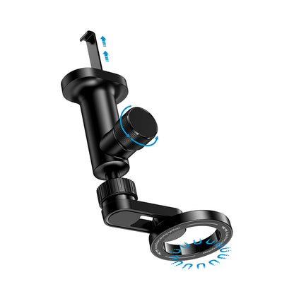 Go Des GD-HD327 Magnetik M-safe Uyumlu 360 Derece Dönebilen Düz Zemin ve Havalandırma Tasarımlı Araç Telefon Tutucu Siyah