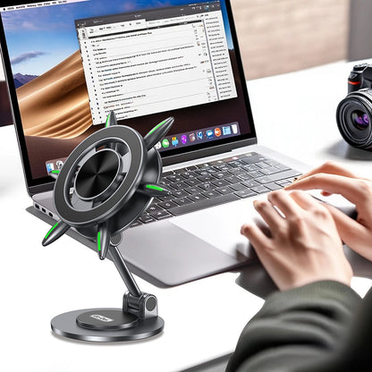 Go Des GD-HD332 360 Derece Dönebilen Fosforlu Magnetik Metal Stand Siyah