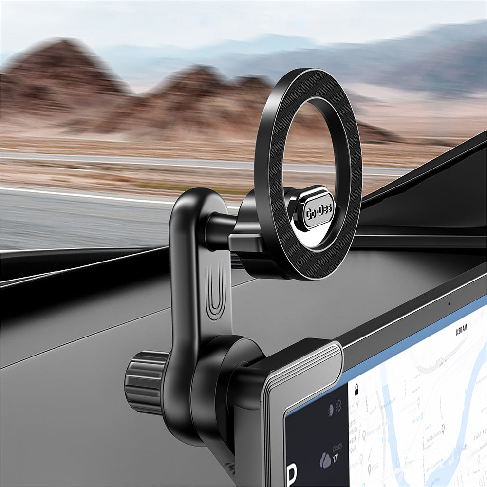 Go Des GD-HD337 360° Dönebilen Başlıklı V Köşeli Laptop - Monitör Telefon Tutucu Siyah