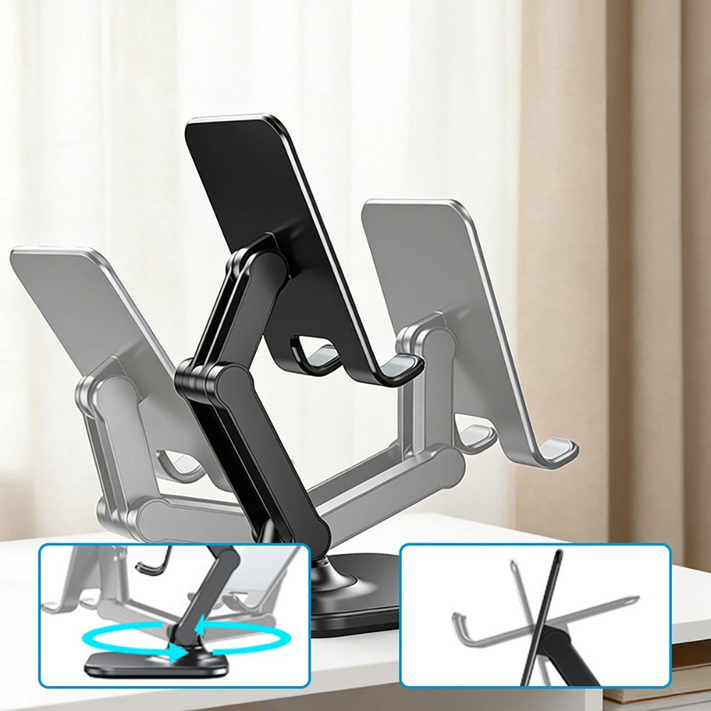 Go Des GD-HD369 Ayarlanabilir Katlanabilir 360 Derece Dönebilen Telefon ve Tablet Standı