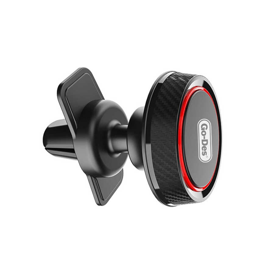 Go Des GD-HD621 Araç İçi Magnetik Telefon Tutucu Havalandırma Tasarım Siyah