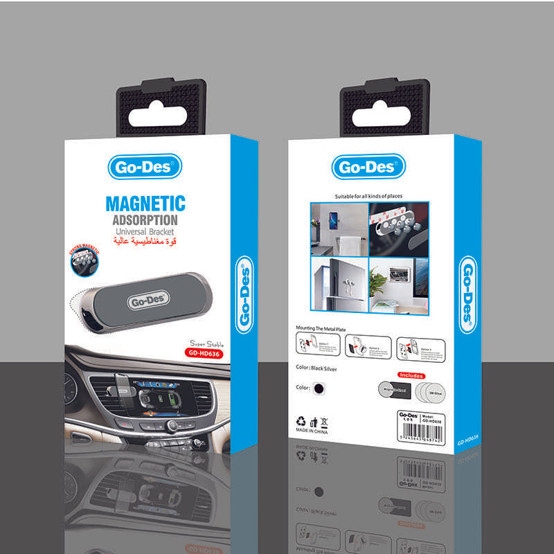 Go Des GD-HD636 Magnetik Araç Telefon Tutucu Siyah