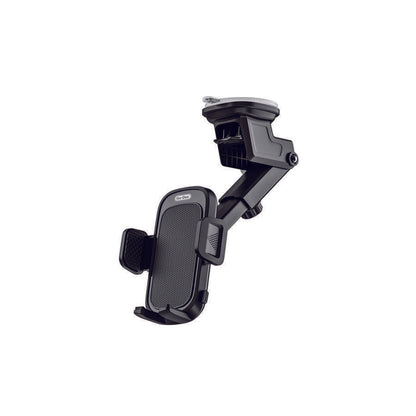 Go Des GD-HD647 Araç İçi Telefon Tutucu 360 Oynar Başlıklı Vantuzlu Tasarım Siyah