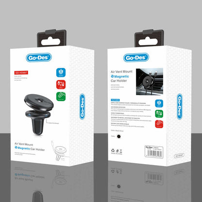 Go Des GD-HD687 Magnetik Araç Telefon Tutucu Siyah