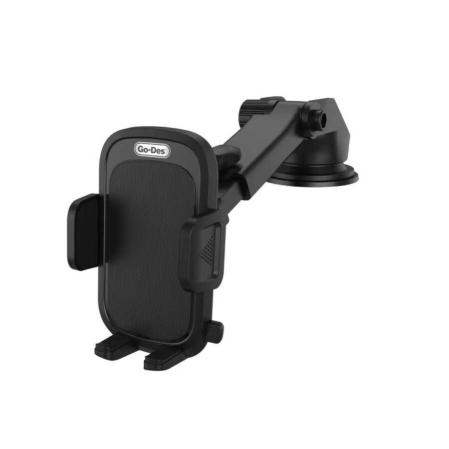Go Des GD-HD692 2 in 1 Araç Telefon Tutucu Siyah