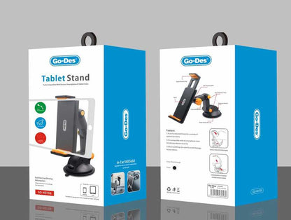 Go Des GD-HD706 Araç Telefon ve Tablet Tutucu Siyah