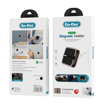 Go Des GD-HD781 Magnetic Araç Telefon Tutucu Siyah