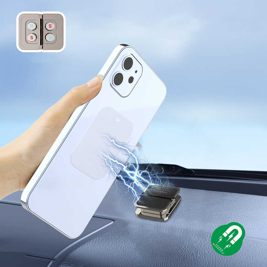 Go Des GD-HD781 Magnetic Araç Telefon Tutucu Siyah