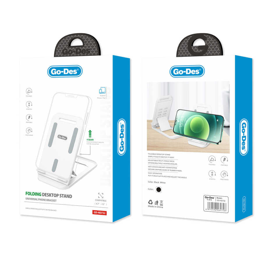 Go Des GD-HD732 Telefon Standı Beyaz