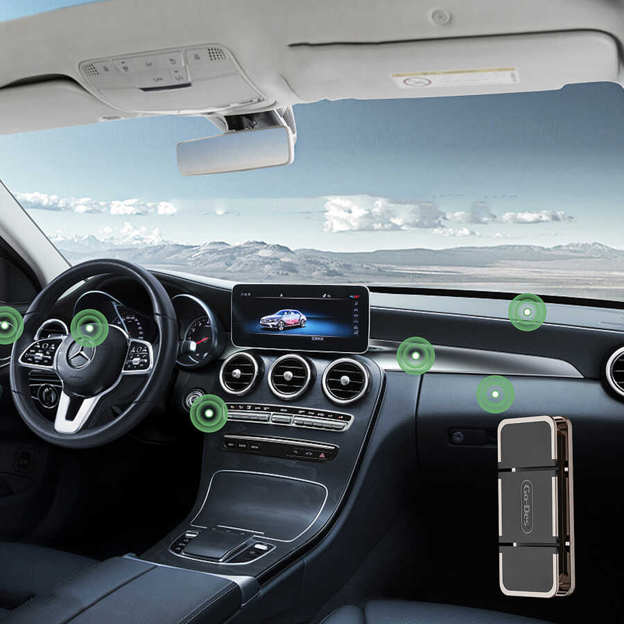 Go Des GD-HD782 Magnetic Araç Telefon Tutucu Siyah