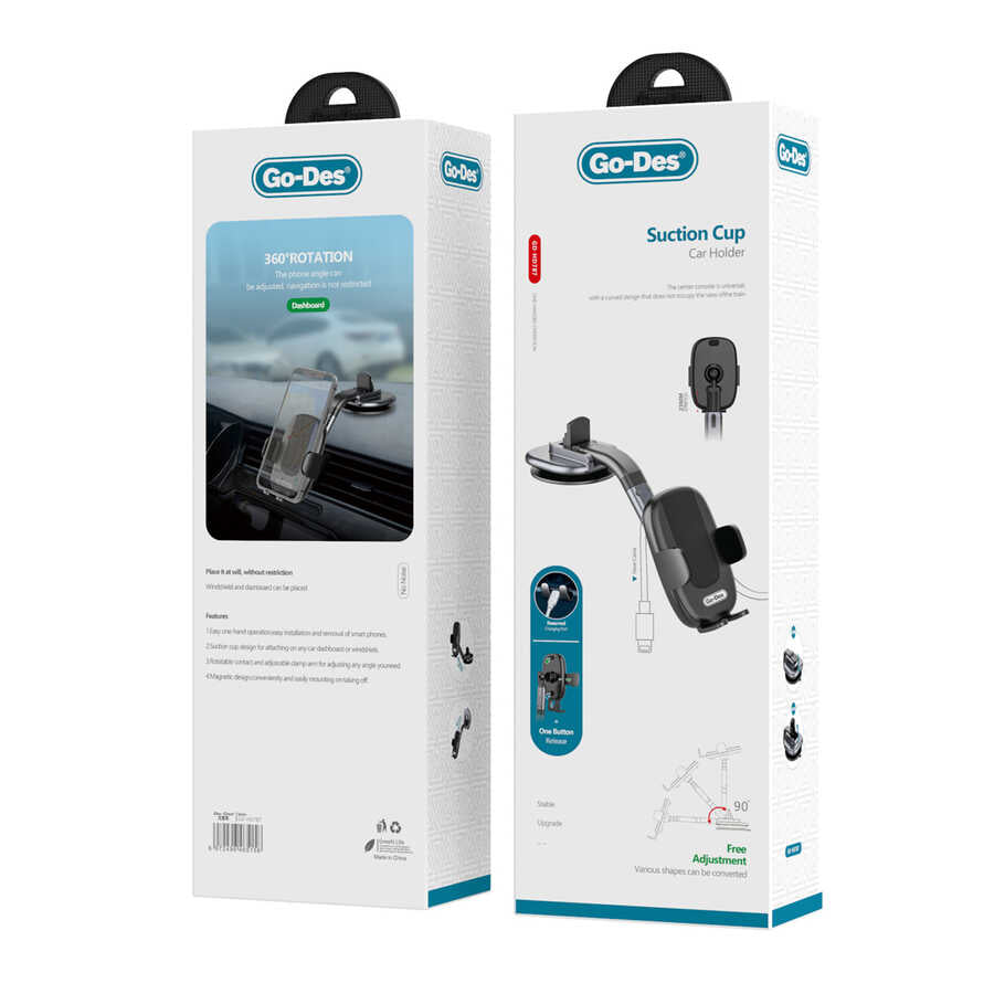 Go Des GD-HD787 Araç Telefon Tutucu Siyah