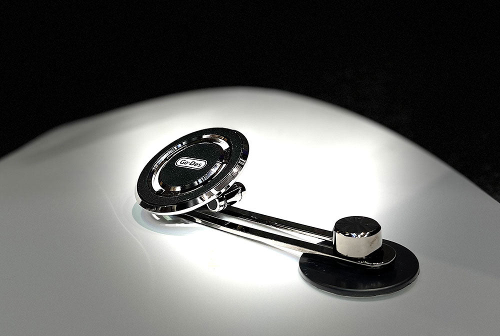 Go Des GD-HD912 Magnetik 360 Derece Dönebilen Düz Zemin Araç Telefon Tutacağı Siyah