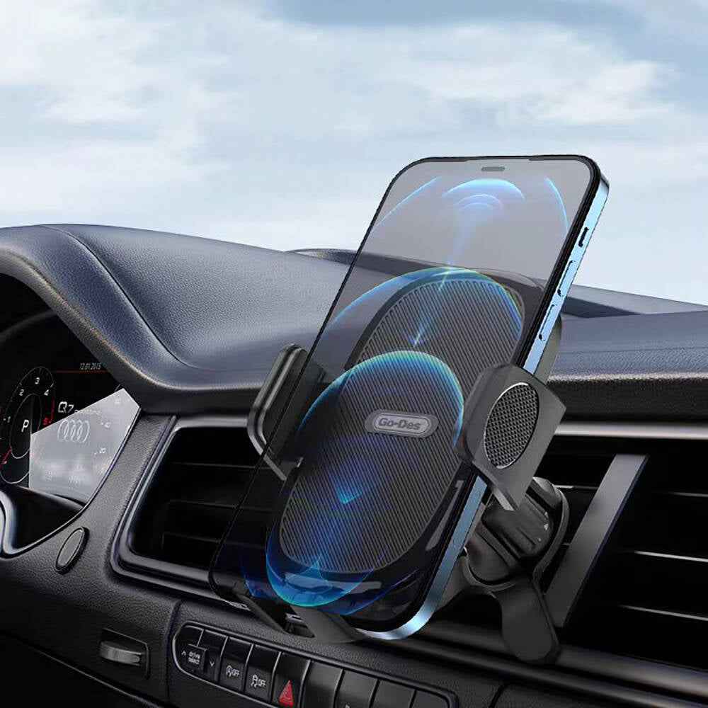 Go Des GD-HD936 360° Dönebilen ve Uzayan Başlıklı Araç Telefon Tutucu Siyah