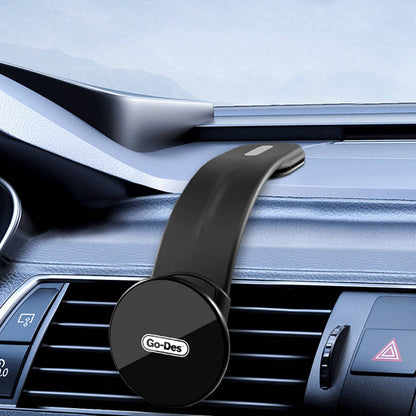 Go Des GD-HD968 Güçlü Magnetik Çok Açılı Araç Telefon Tutucu Siyah