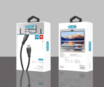 Go Des GD-HM803 HDMI 4K HD Kablo Siyah