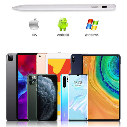 Go Des GD-P1207 2 in 1 Üniversal Kapasitif Dokunmatik Kalem Beyaz