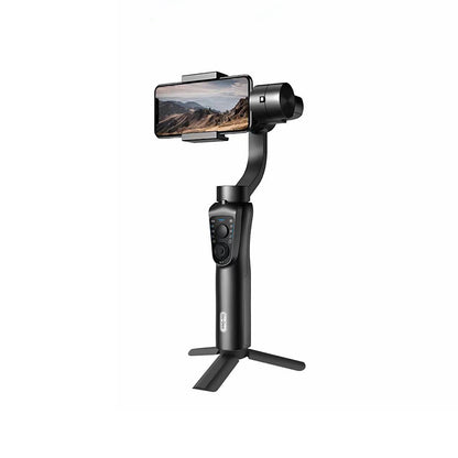 Go Des GD-S5 3 Eksenli El Tipi Yüz Tanıma Takip Özellikli Led Işıklandırma Aparatlı Gimbal Stabilizatör Siyah