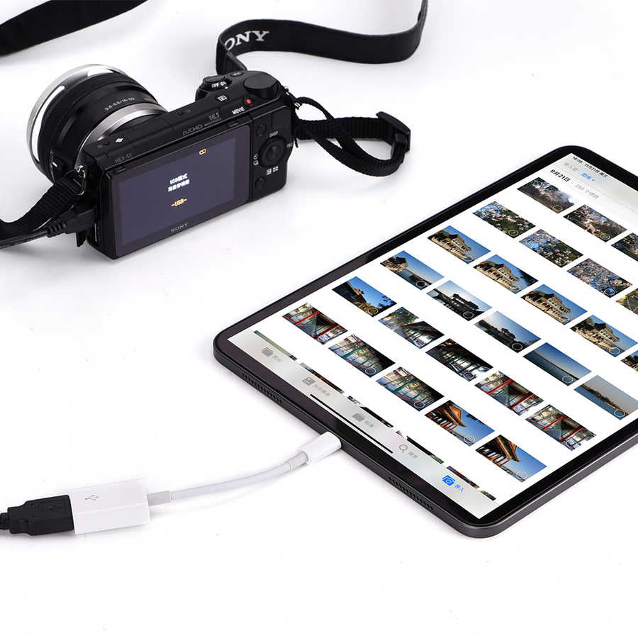 Go Des GD-UC029 Lightning To Usb Camera Adaptör Beyaz