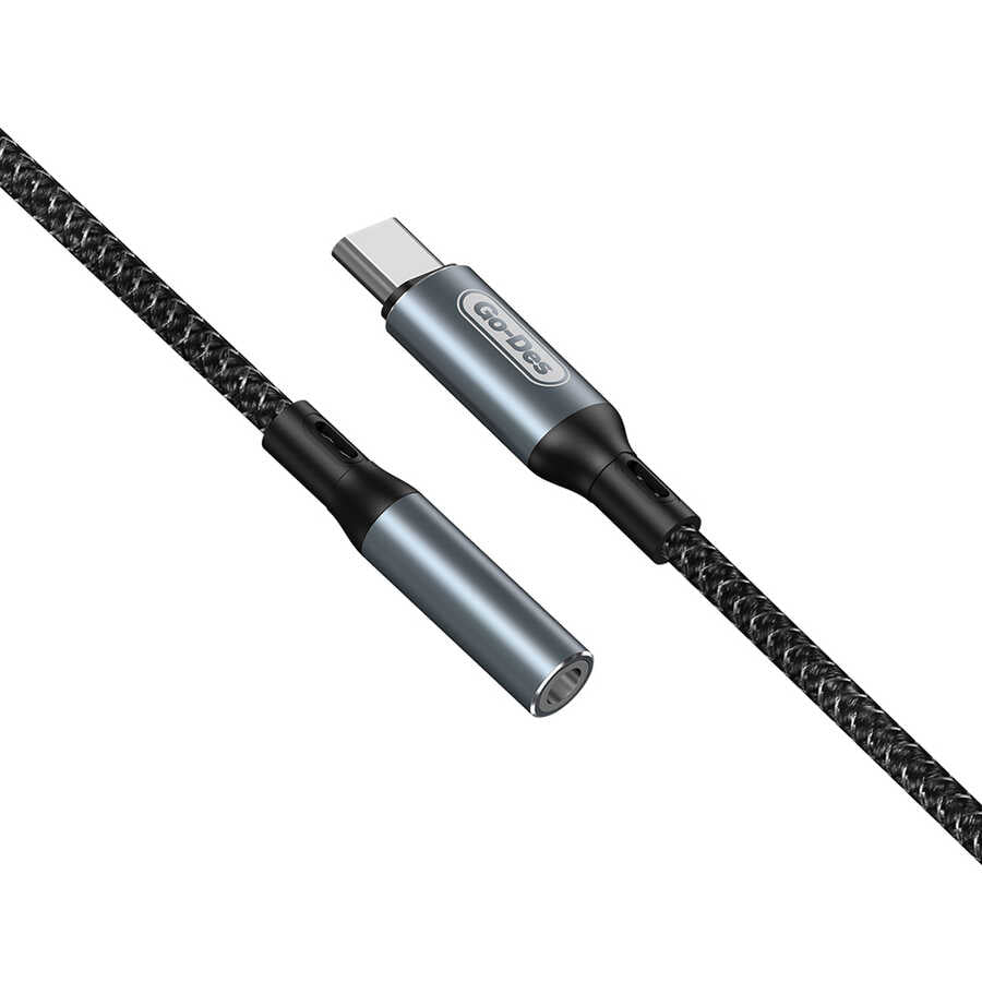 Go Des GD-UC088 Type-C To 3.5mm Çevirici Siyah