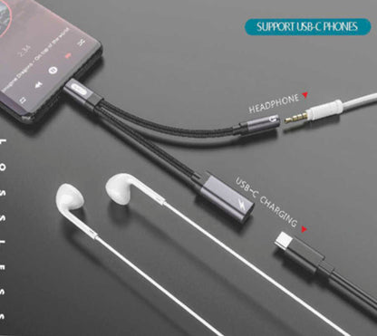 Go Des GD-UC312 Type-C To 3.5mm Dönüştürücü Gri