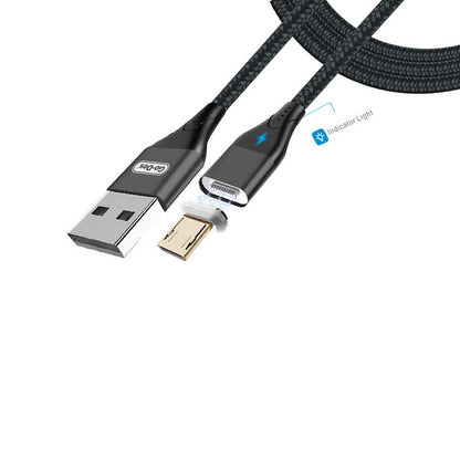 Go Des GD-UC502 Magnetic Data Micro Usb Kablo Siyah