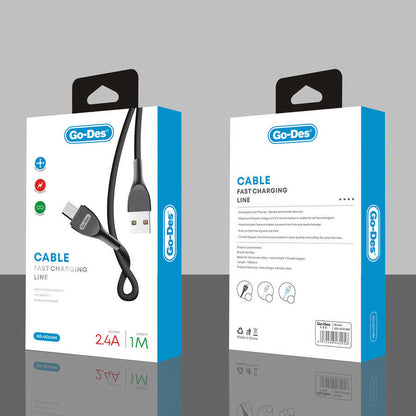 Go Des GD-UC510 Micro Usb Kablo Siyah
