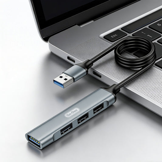 Go Des GD-UC701S USB3.0 + USB2.0 + USB1.1 + USB-A Bağlantılı 4in1 Hub