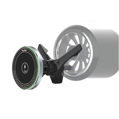 Go Des GD-WL289 Magnetik Wireless Kablosuz Şarjlı 2 in 1 Araç İçi Telefon Tutucu Siyah