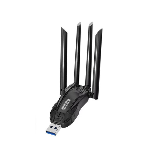 Go-Des GD-WPS015 Wi-Fi USB Adaptörü 900Mbps Siyah