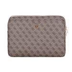 Guess Orjinal Lisanslı 4G Desenli Üçgen Logolu 14 inç Laptop Çantası