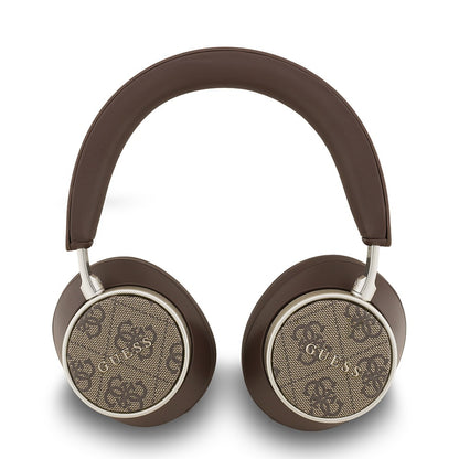 Guess Orjinal Lisanslı Ayarlanabilir 4G Desenli Metal Klasik Logolu Kulak Üstü Bluetooth Kulaklık