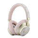 Guess Orjinal Lisanslı ENC PU 4G Desenli Metal Logolu Kulak Üstü Bluetooth Kulaklık v5.4