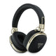 Guess Orjinal Lisanslı ENC Teknolojili PU Üçgen Metal Logolu Kulak Üstü Bluetooth Kulaklık v5.4