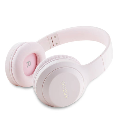 Guess Orjinal Lisanslı Katlanabilir Ayarlanabilir Metal Klasik Logolu Kulak Üstü Bluetooth Kulaklık Kahverengi