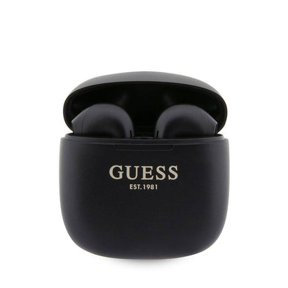 Guess Orjinal Lisanslı Klasik EST Yazı Logolu TWS Bluetooth Kulaklık Siyah