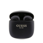Guess Orjinal Lisanslı Klasik EST Yazı Logolu TWS Bluetooth Kulaklık Siyah