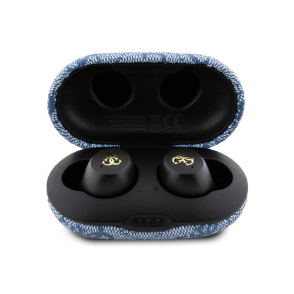 Guess Orjinal Lisanslı Klasik Metal Yazı Logolu TWS Kulak İçi Bluetooth Kulaklık Pembe