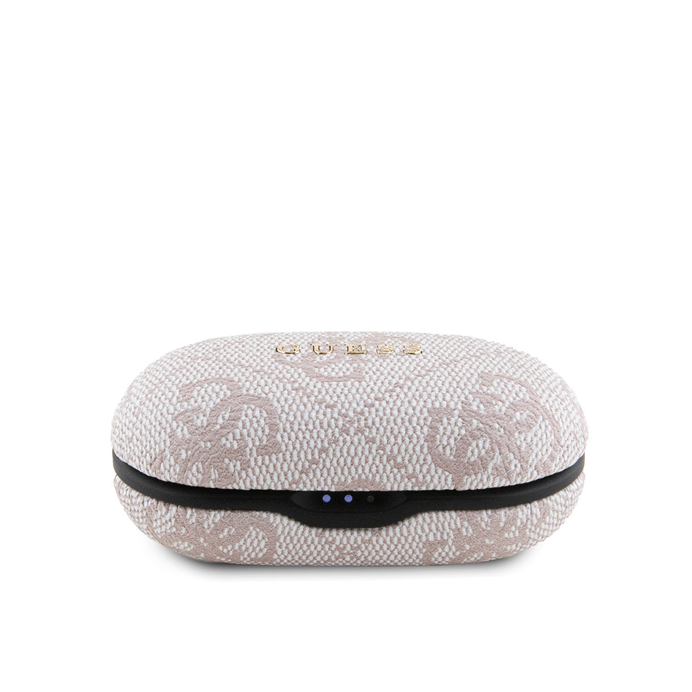 Guess Orjinal Lisanslı Klasik Metal Yazı Logolu TWS Kulak İçi Bluetooth Kulaklık Mavi