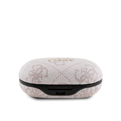 Guess Orjinal Lisanslı Klasik Metal Yazı Logolu TWS Kulak İçi Bluetooth Kulaklık Mavi