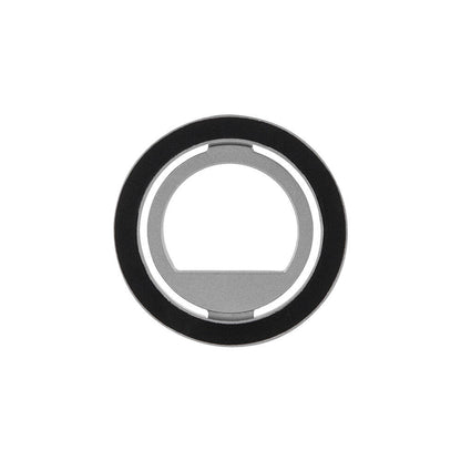 Guess Orjinal Lisanslı M-safe Şarj Özellikli Yazı Logolu Taşlı Yüzüklü Magnetik Stand Gümüş