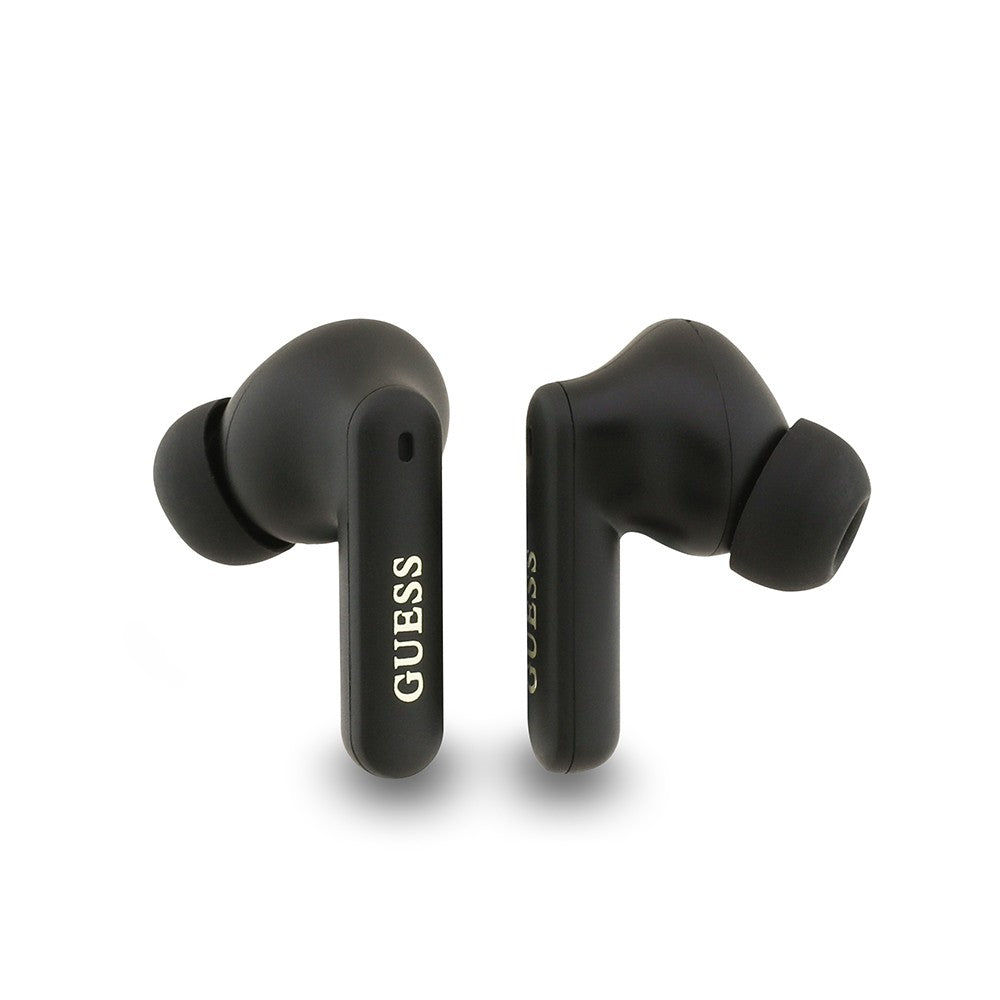 Guess Orjinal Lisanslı PU 4G Desenli Klasik Metal Yazı Logolu TWS Kulak İçi Bluetooth Kulaklık
