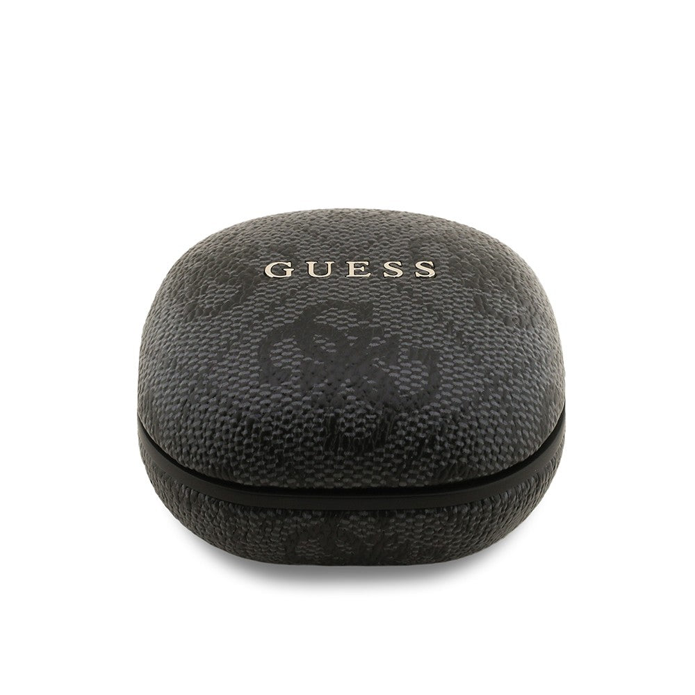 Guess Orjinal Lisanslı PU 4G Desenli Klasik Metal Yazı Logolu TWS Kulak İçi Bluetooth Kulaklık