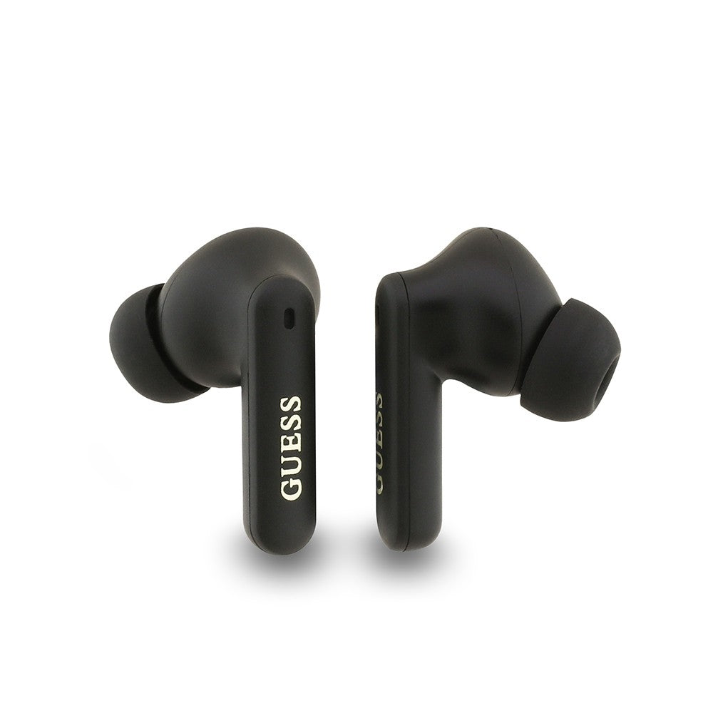 Guess Orjinal Lisanslı PU 4G Desenli Klasik Metal Yazı Logolu TWS Kulak İçi Bluetooth Kulaklık
