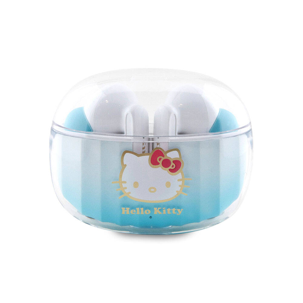 Hello Kitty Orjinal Lisanslı Renk Geçişli Tasarım Elektroplating Logolu TWS Bluetooth Kulaklık