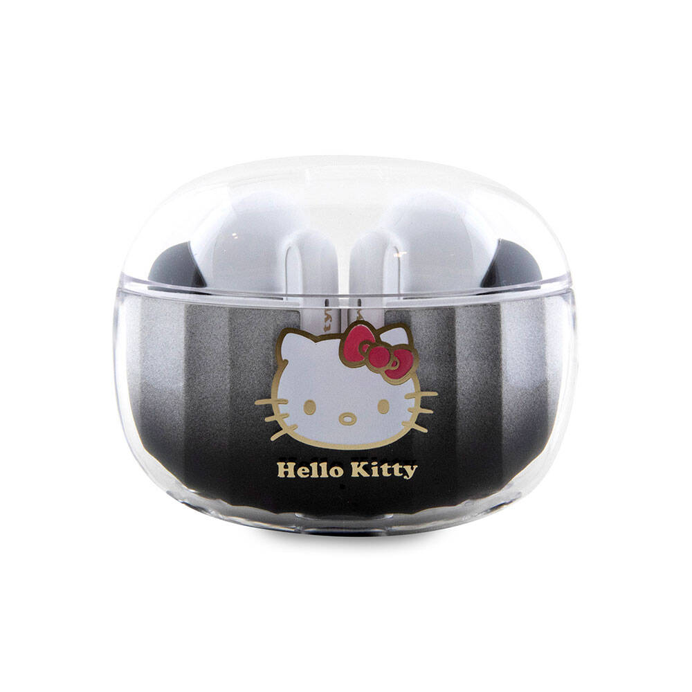 Hello Kitty Orjinal Lisanslı Renk Geçişli Tasarım Elektroplating Logolu TWS Bluetooth Kulaklık Pembe