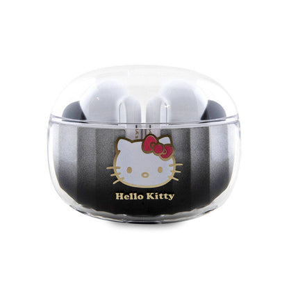 Hello Kitty Orjinal Lisanslı Renk Geçişli Tasarım Elektroplating Logolu TWS Bluetooth Kulaklık Mor